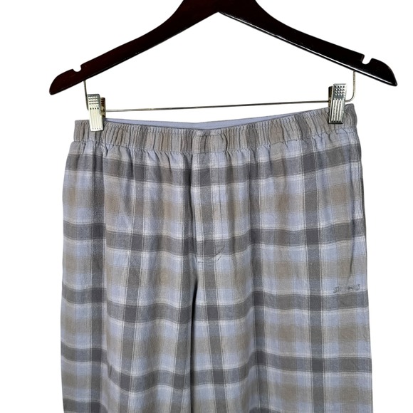 SKIMS Flannel Sleep Pants Cotton Plaid Pajama Lounge Womens Size Medium Cozy - Picture 2 of 9